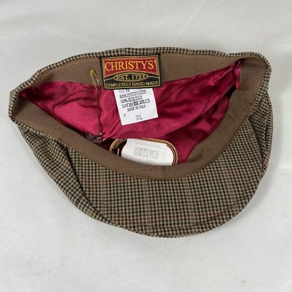 Genuine Christy' London Flat Hat Made in Italy NWT - Picture 6 of 8